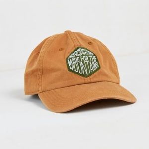Baseball Cap in Khaki Unisex